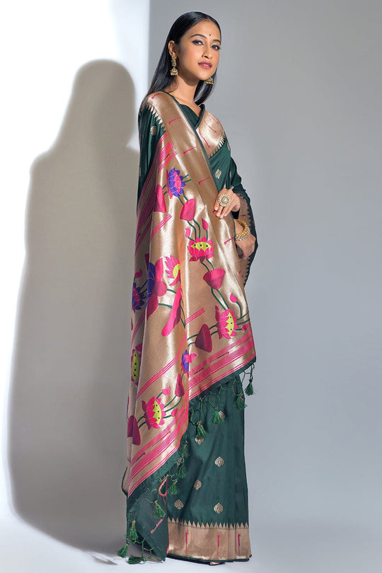 Green Paithani Saree silk saree online