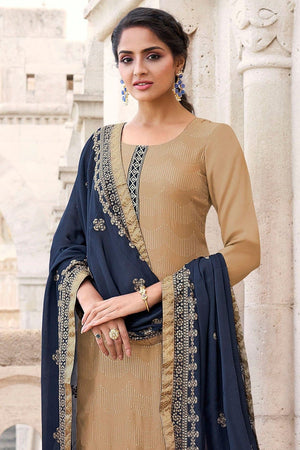 Caramel Brown Salwar Suit