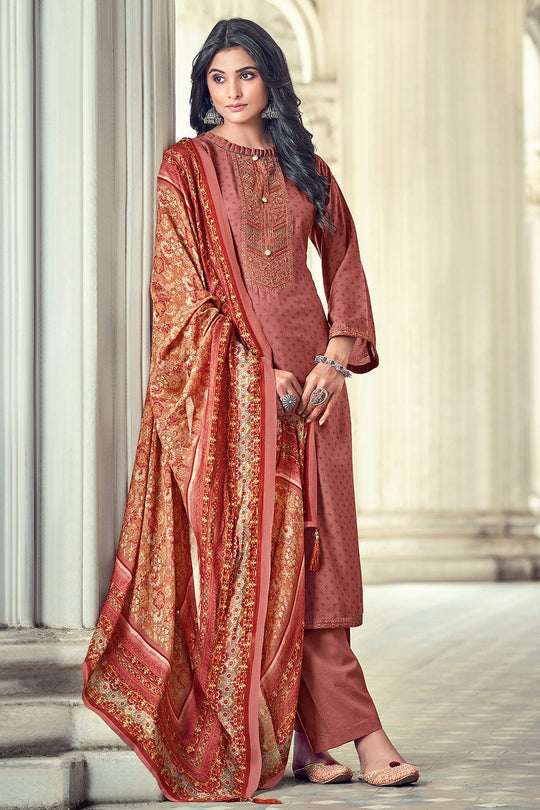 Chestnut Brown Salwar Suit salwar suit