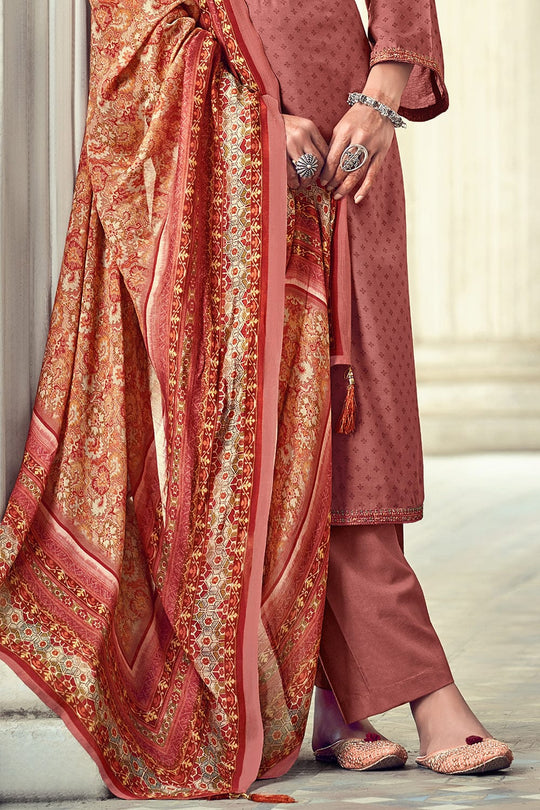 Chestnut Brown Salwar Suit salwar suit online
