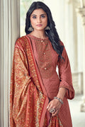 Chestnut Brown Salwar Suit brown salwar suit
