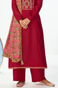 Crimson Red Salwar Suit salar suit for women