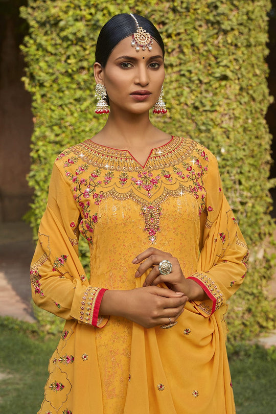 Dandelion Yellow Salwar Suit salwar suit online