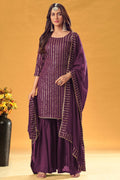 French Violet Salwar Suit salwar suit design