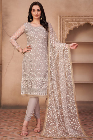 Frost Grey Salwar Suit