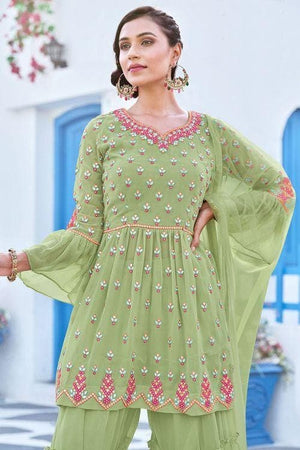 Ocado Green Salwar Suit