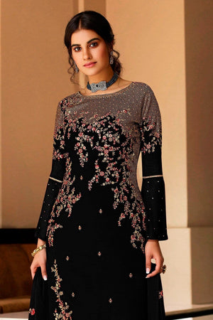 Oil Black Salwar Suit