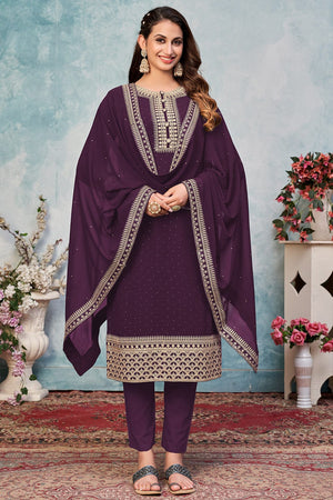 Violet Salwar Suit