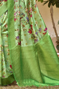 Emerald Green Satin Silk Saree Satin Silk Saree Emerald Green Satin Silk Saree saree online