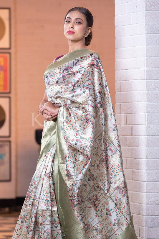 Moss Green Satin Silk Saree Satin Silk Saree Moss Green Satin Silk Saree saree online