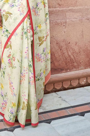 Satin Silk Saree Tea Green Satin Silk Saree saree online