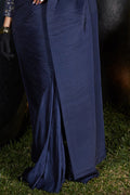 Admiral Blue Silk Saree fancy saree