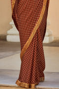 Cinnaman Brown South Silk Saree south silk saree