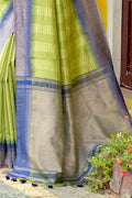 Leaf Green South Silk Saree south silk saree price