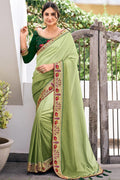 Mint Green South Silk Saree south silk saree