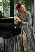 Slate Grey South Silk Saree south silk saree