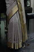 Slate Grey South Silk Saree silk sarees