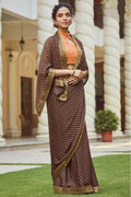 Walnut Brown South Silk Saree silk saree