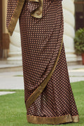 Walnut Brown South Silk Saree south silk saree