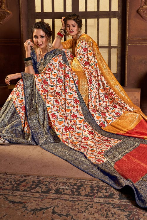 Violet Tussar Saree Tussar saree