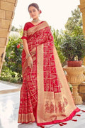 Chilli Red Uppada Saree uppada saree online