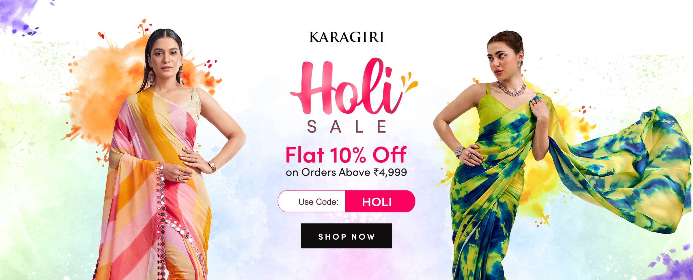 Holi Sarees