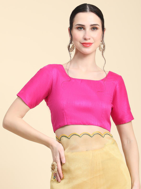 Yellow Digital Printed Organza Saree With Satin PInk Blouse Piece