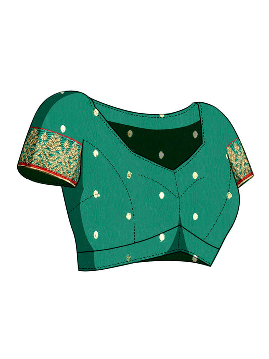 Olive Georgette Daily Wear Saree With Blouse Piece