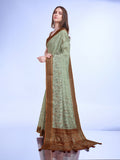Green Poly Silk Daily Wear Saree With Blouse Piece