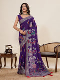 Bengani Cotton Saree With All Over Light Single Colour With Table Printed And Border Piping Saree With Blouse Piece
