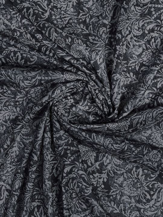 Grey Poly Silk Daily Wear Saree With Blouse Piece