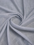 Grey Linen Blend Daily Wear Saree With Blouse Piece
