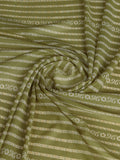 Light Green Poly Georgette Saree With Blouse Piece