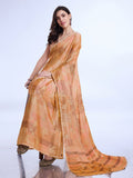 Orange Poly Chiffon Festive Wear Saree With Blouse Piecde