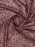 Maroon Poly Silk Daily Wear Saree With Blouse Piece