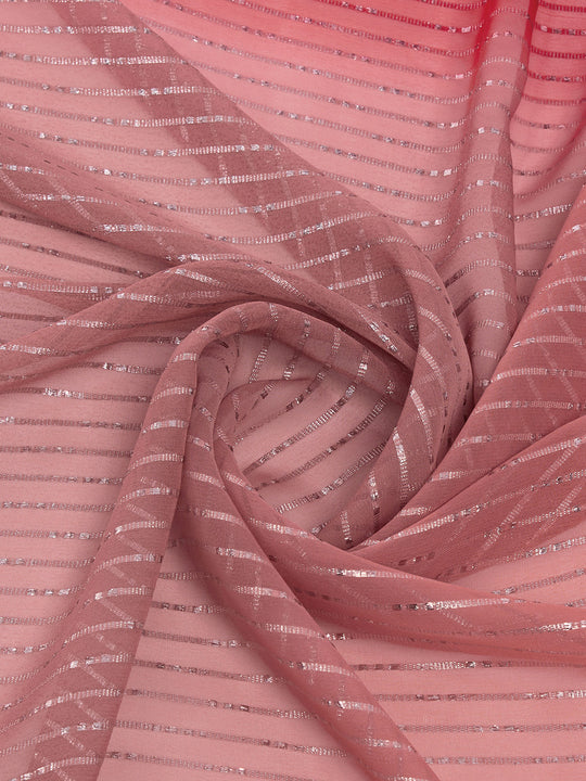 Pink Weightless Saree With Blouse Piece