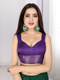 Pure Silk Woven Zari Saree With Jacquard Border And Blouse Piece