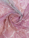 Pink Georgette Saree With Blouse Piece