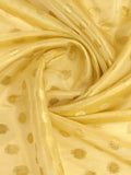 Yellow Pure Tissue Silk Banarasi Saree With Brocade Blouse Piece