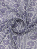 Grey Linen Blend Saree With Blouse Piece