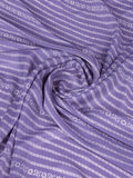 Lavender Poly Georgette Saree With Blouse Piece