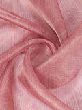 Peach Organza Zari Woven Printed Saree With Hand-Sequence Embellishment Saree With Blouse Piece