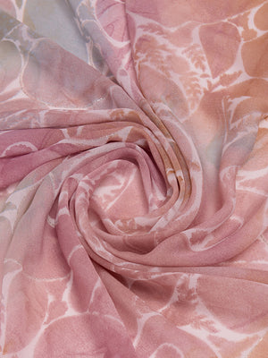 Light Pink Georgette Saree With Blouse Piece