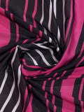 Pink Satin Ready To Wear Saree With Blouse Piece