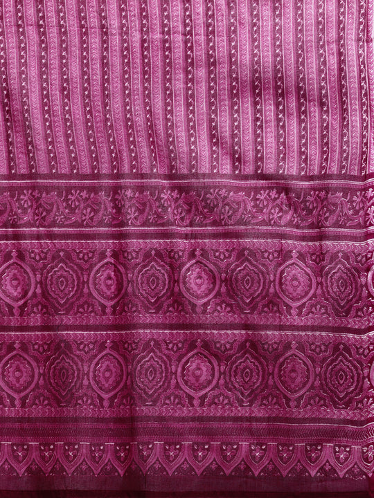 Cotton Embellished Floral Printed A-line Kurta With Trouser & Dupatta