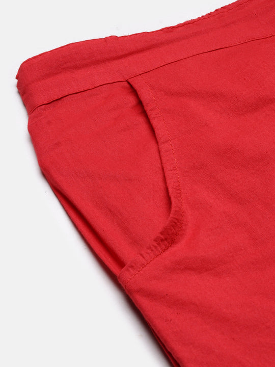 Embellished Ethnic Motifs Printed Tie Up Kurta with Pants And Printed Dupatt