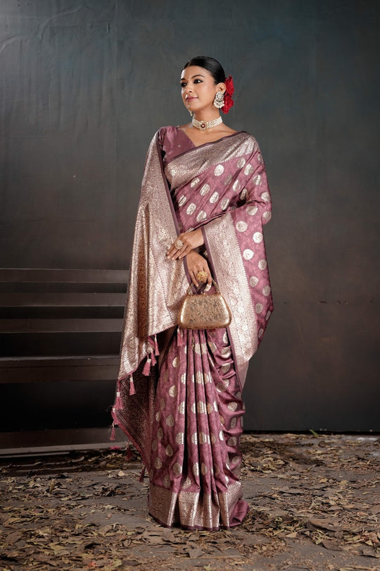 Soft Silk Chitt Palu With Blouse Weaving Silk Saree