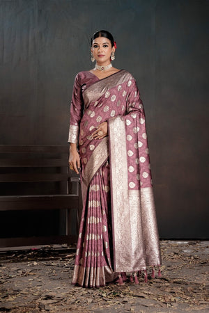 Soft Silk Chitt Palu With Blouse Weaving Silk Saree