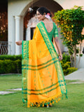 Aura Silk Weaving Design With Zari Border Banarasi Silk Saree