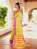 Aura Silk Weaving Design With Zari Border Banarasi Silk Saree